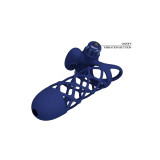 Pretty Love - Giann Anillo Vibrador Con Funda De Silicona Azul |