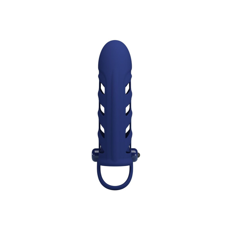 Pretty Love - Altaf Anillo Vibrador Con Funda De Silicona Azul |