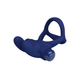 Pretty Love - Francisco Doble Anillo Vibrador Rabbit Azul | Vybes.it