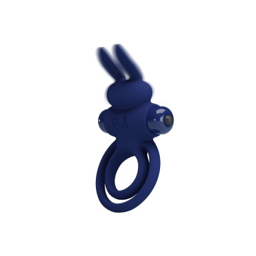 Pretty Love - Darey Doble Anillo Vibrador Rabbit Azul | Vybes.it