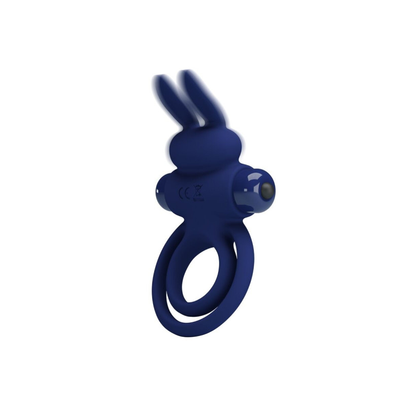 Pretty Love - Darey Doble Anillo Vibrador Rabbit Azul | Vybes.it