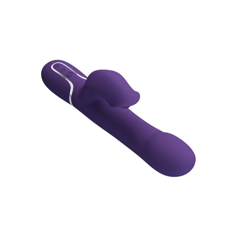 Pretty Love - Zalin Vibrador Rabbit Perlas 4 En 1 Morado | Vybes.it
