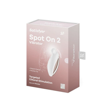 Satisfyer - Spot On 2 Vibrador Lay - On Blanco | Vybes.it