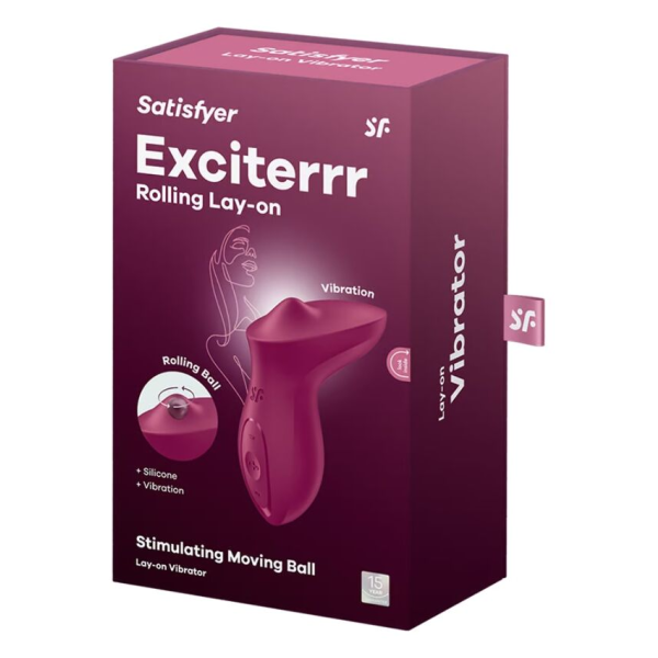 SATISFYER - EXCITERRR VIBRADOR LAY-ON CLÍTORIS FUCSIA