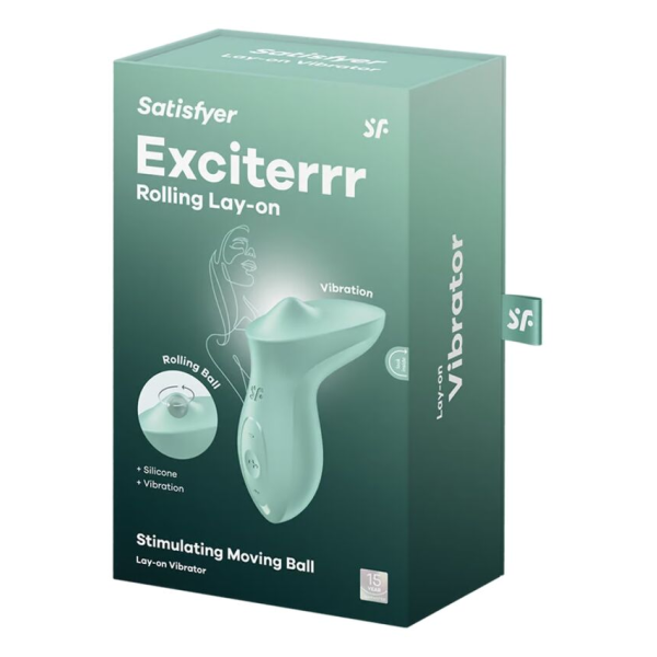 SATISFYER - EXCITERRR VIBRADOR LAY-ON CLÍTORIS MENTA
