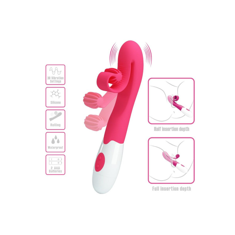 Romance - Vibrador Y Estimulador 30 Velocidades Rosa | Vybes.it