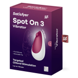 SATISFYER - SPOT ON 3 ESTIMULADOR DE CLÍTORIS ROJO