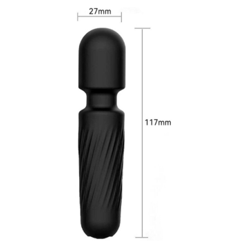 ARMONY - YOUR MAGIC MASAJEADOR & VIBRADOR RECARGABLE 10 VIBRACIONES NEGRO