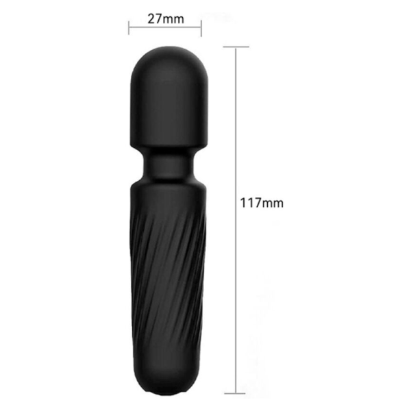 ARMONY - YOUR MAGIC MASAJEADOR & VIBRADOR RECARGABLE 10 VIBRACIONES NEGRO