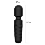 ARMONY - YOUR MAGIC MASAJEADOR & VIBRADOR RECARGABLE 10 VIBRACIONES NEGRO