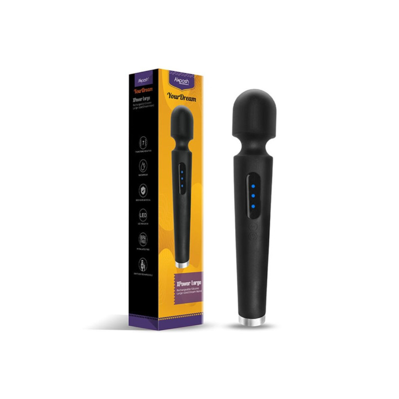 ARMONY - X POWER LARGE MASSAGER & VIBRATOR 7 VIBRATIONS BLACK - ARMON…