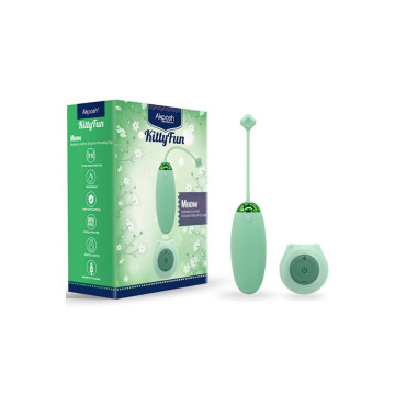 ARMONY - KITTY FUN EGG VIBRATEUR TÉLÉCOMMANDE 10 VIBRATIONS VERT - AR…