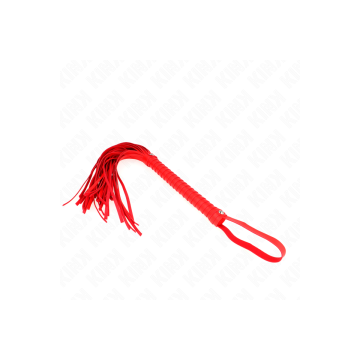 KINK - WHIP WITH RED TEXTURED HANDLE 48.5 CM - KINK IMPACT & TOUCH -…