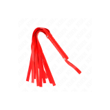 KINK - RED WIDE TAIL WHIP 48.5 CM - KINK IMPACT & TOUCH - BDSM whips