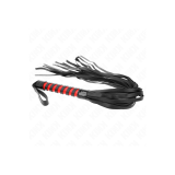 KINK - FOUET LONG RAYÉ 70 CM - KINK IMPACT & TOUCH - Fouets BDSM