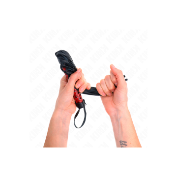 KINK - DIAMOND PATTERN WHIP 40 CM - KINK IMPACT & TOUCH - BDSM whips