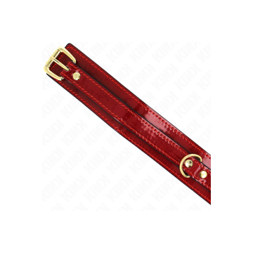 KINK - COLLANA REGOLABILE ROSSO VINO CON DETTAGLI ORO 29-42,5 CM X 4…