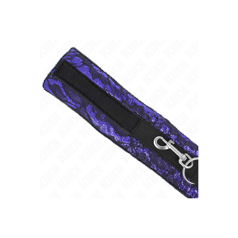 KINK - COLLIER COURT EN DENTELLE DE VELOURS AVEC CEINTURE 105 CM AVEC…
