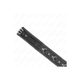Kink - Collier En Cuir Pvc Avec Ceinture 105 Cm Rivet Strass 41,5 X