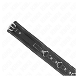 KINK - COLLIER EN CUIR PVC AVEC CEINTURE 105 CM RIVET STRASS 41,5 X 4 CM