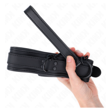 KINK - COLLARE BONDAGE IN NEOPRENE MODELLO 1 CON CINTURA 78 CM REGOLABILE 37,5 X 49,5 CM