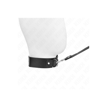 KINK - COLLANA CON CINTURA 116 CM NERO CINTURINO REGOLABILE 32-50 CM…