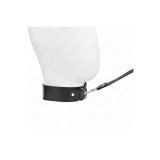 KINK - COLLIER AVEC CEINTURE 116 CM BRACELET NOIR AJUSTABLE 32-50 CM…