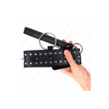 Kink - Halskette Mit Leine 65 Cm Mit Silbernen Nieten Modell 1