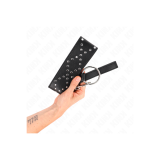 KINK - COLLIER 65 CM AVEC LAISSE AVEC CLOUS ARGENTÉS MODÈLE 3 RÉGLABL…