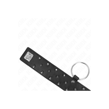 Kink - Collier Avec Laisse 65 Cm Avec Clous Argentés Modèle 5