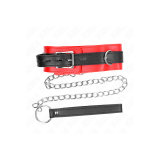KINK - COLLIER AVEC CEINTURE 65 CM AVEC SANGLE ROUGE 54 X 4,5 CM - KI…