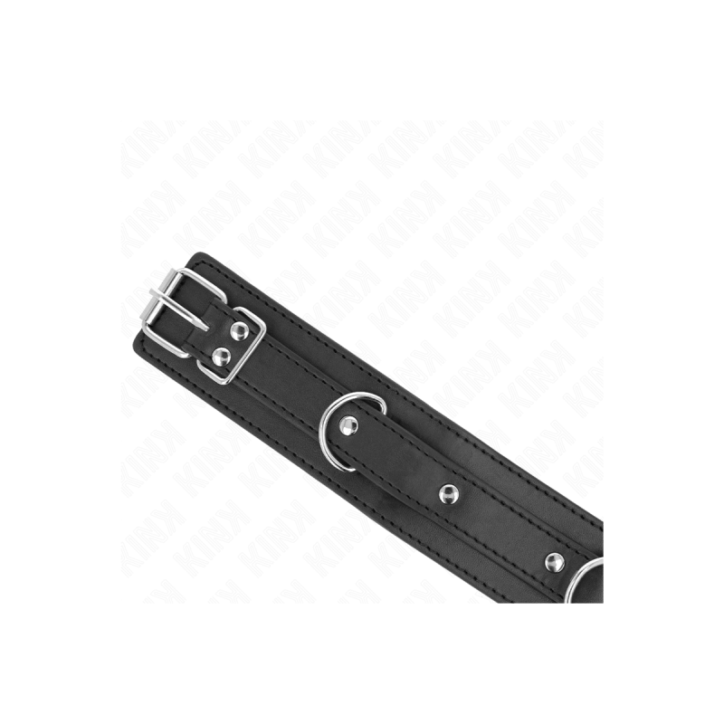 KINK - COLLIER AVEC LAISSE 65 CM 3 ANNEAUX MODÈLE 1 RÉGLABLE 38-49 CM…