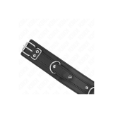 KINK - COLLIER AVEC LAISSE 65 CM 3 ANNEAUX MODÈLE 1 RÉGLABLE 38-49 CM…