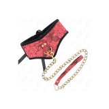 KINK - SCANDAL MODELL HALSKETTE MIT SPITZENBAND 75 CM 44 X 10 CM - KI…