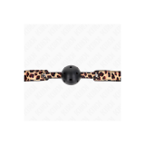 KINK - LEOPARD ATMUNGSAKTIVER BALL 4,5 CM GAG 65 x 2,5 CM - KINK COLL…