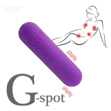ARMONY - SPLASH JOLINE BALA VIBRADORA SILICONA CONTROL REMOTO 10 VIBRACIONES 6.5 X 1.5 CM MORADO