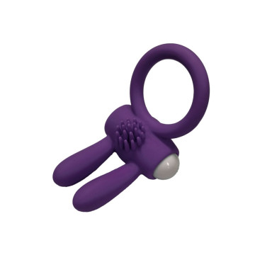 ARMONY - MR BUNNY VIBRATOR RING SILICONE PURPLE - ARMONY FOR HIM - Co…