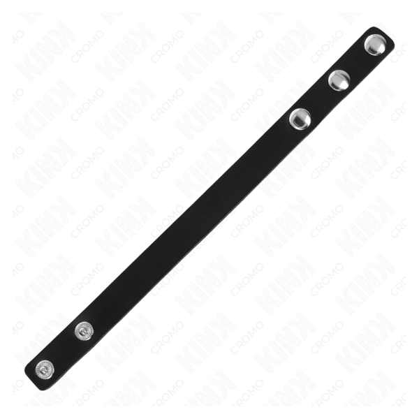 KINK - ANILLO PENE CUERO CON CIERRE A PRESIÓN 21.5 X 1.5 CM