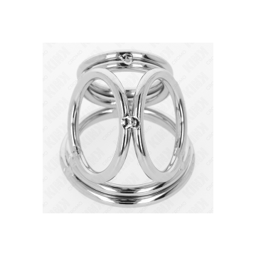 KINK - DREIFACH CHROM METALL PENISRING 3,8 CM BIS 5 CM MODELL 1 - KIN…
