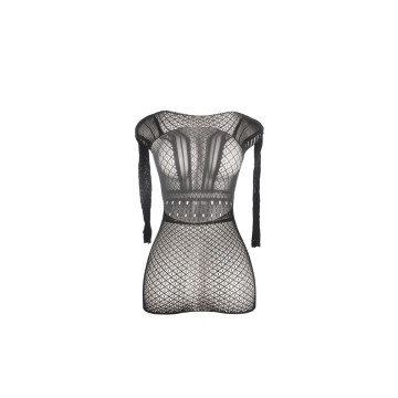 SUBBLIME - 951931 ROBE COURTE EN RÉSILLE AVEC DOS NU TAILLE UNIQUE -…