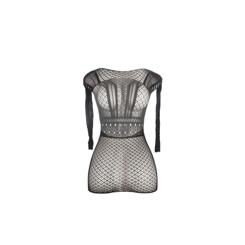 SUBBLIME - 951931 ROBE COURTE EN RÉSILLE AVEC DOS NU TAILLE UNIQUE -…