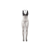 Subblime - 951993 Schwarz Transparenter Netz - Bodystocking Mit