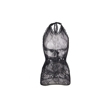 SUBBLIME - 952075 KURZES NETZKLEID MIT RÜCKEN UND HERZDETAIL SCHWARZ…