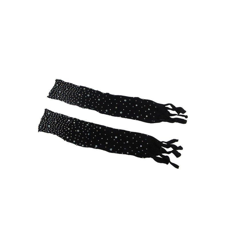 Subblime - 952174 Bodystocking De Rejilla Con Guantes Y Diamantes