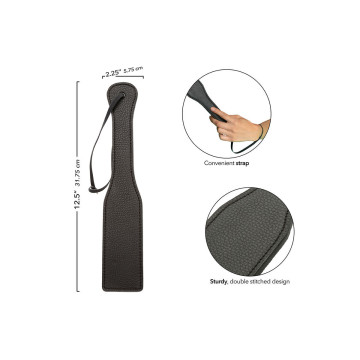 CALEXOTICS - NOCTURNAL PELLE PADDLE NERA - Palette BDSM
