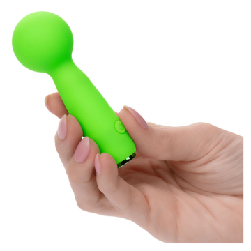 CALEXOTICS - NEON VIBES THE BUBBLY VIBE MINI-MASSAGER 10 VIBRATIONEN GRÜN