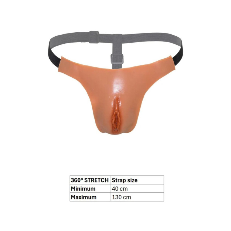 Hidden Desire - Alter Ego Tanga Vagina Abierta Ajustable Natural |