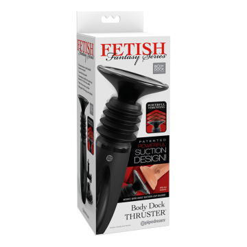 FETISH FANTASY SERIES - BODY DOCK PINCE À GODE THRUSTER AVEC 7 MODES DE POUSSÉE NOIR