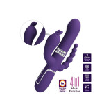 Pretty Love - Cammy Triple Vibrador Multifunción 4 En 1 Morado |
