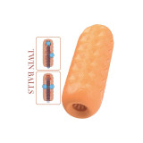 Pretty Love - Twin Balls Männlicher Masturbator Orange | Vybes.it